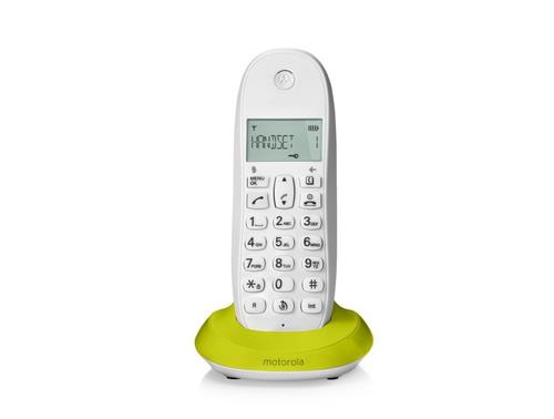 MOTOROLA Telefono fisso Cordless Motorola C1001L verde lemon